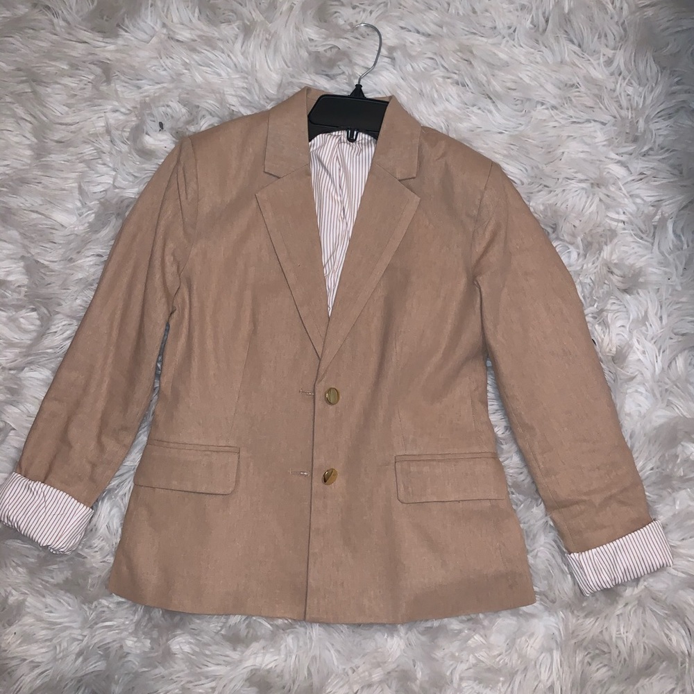 Tan blazer